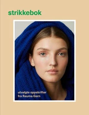 Omslag: "Strikkebok : : med utvalgte oppskrifter fra Rauma garn" av Siren Lauvdal
