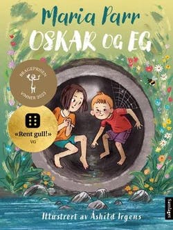 Omslag: "Oskar og eg : : alle plassane vi er : roman" av Maria Parr