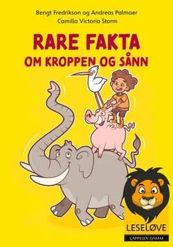 Omslag: "Rare fakta om kroppen og sånn" av Bengt Fredrikson