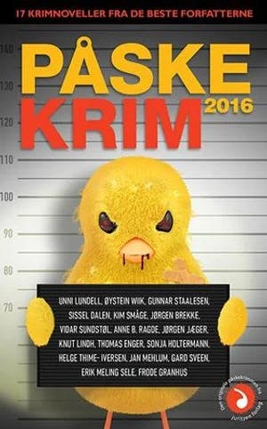 Omslag: "Påskekrim 2016 : 17 kriminalnoveller" av Jørgen Brekke
